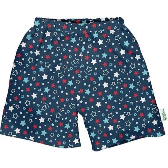NEW i play Green Sprouts Boys 6 Months Swim Diaper Shorts 4th of July Summer - Picture 3 of 12